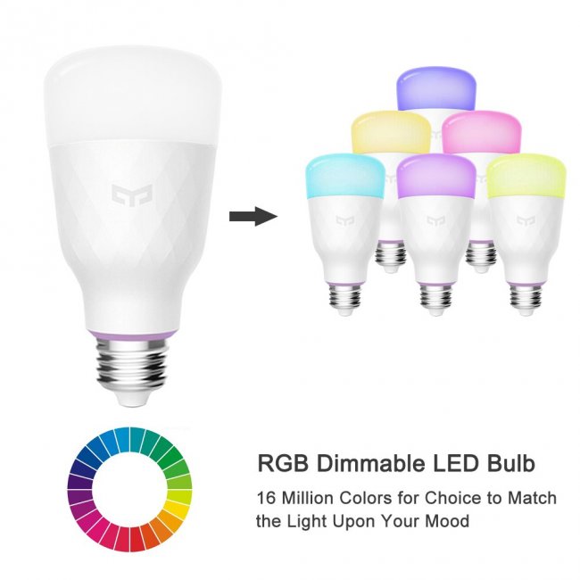 Xiaomi Yeelight Smart Led bulb Color 2