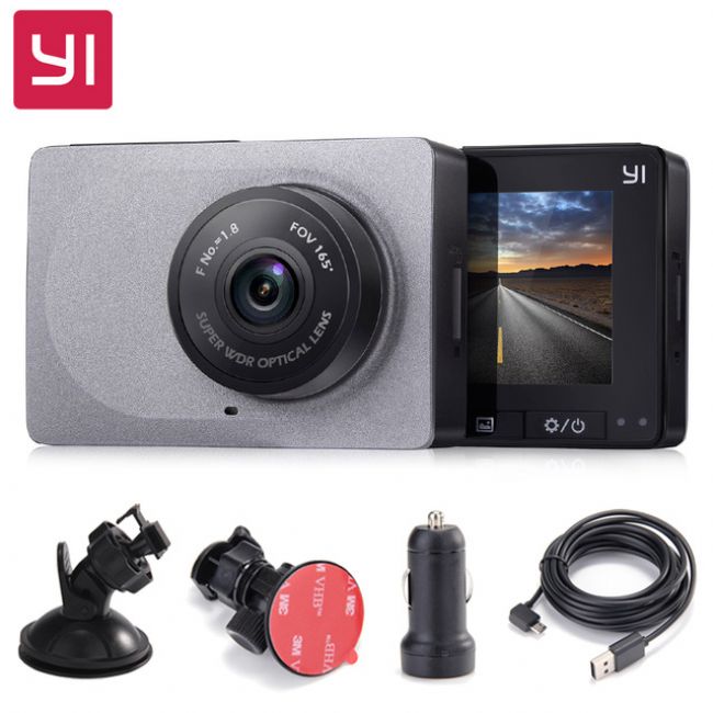 Видеонаблюдение Xiaomi Yi Smart Dash Camera Car DVR
