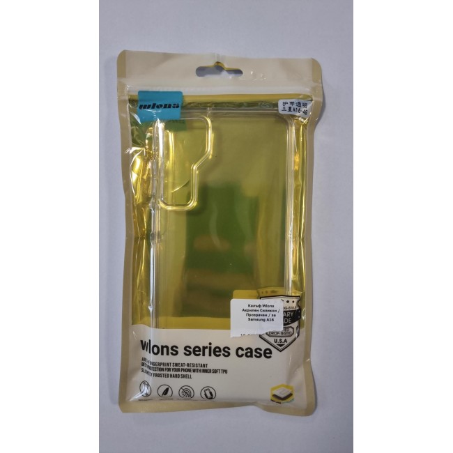 Samsung Galaxy A16 5G Wlons Силиконов прозрачен калъф