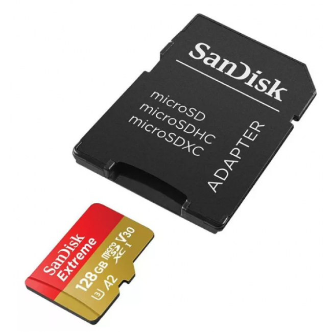 Карта памет SanDisk MicroSDXC Extreme 128GB SDSQXAA-128G-GN6MA